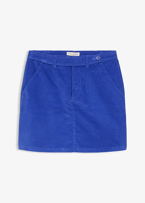 Jupe courte en velours côtelé, bonprix