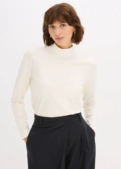 Figurbetontes Langarmshirt, bonprix