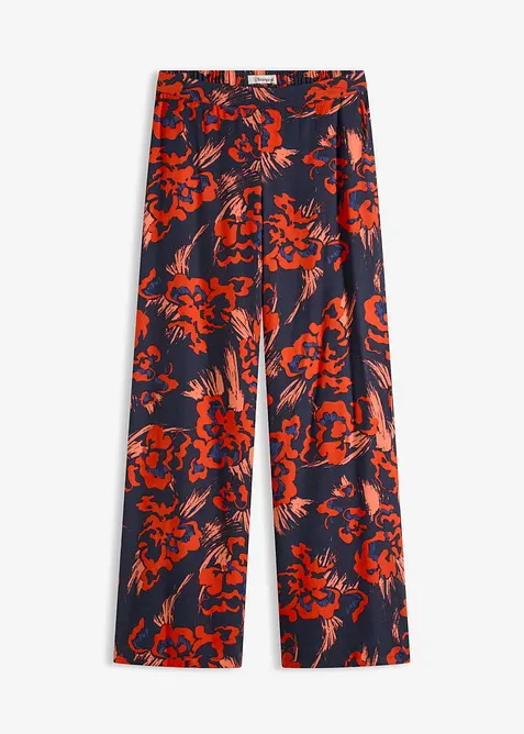Pantalon palazzo en léger crêpe de viscose, bonprix