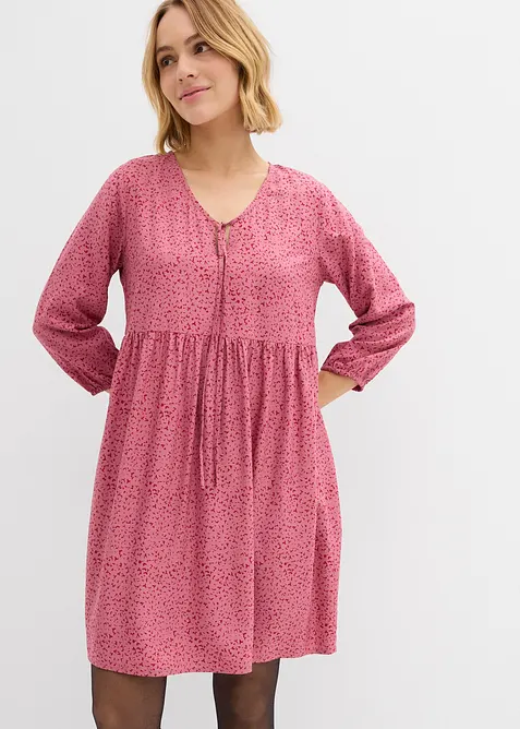 Tunika-Kleid aus fließender Vikose, bonprix