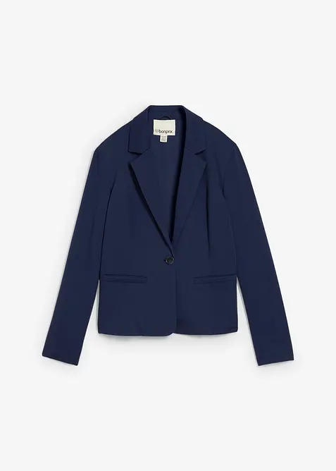 Sweatblazer mit fließender Viskose, bonprix