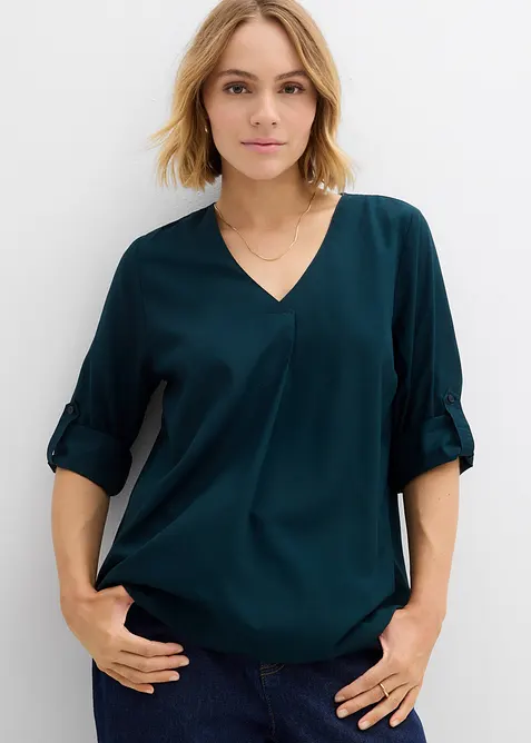 Blouse ample en viscose fluide, bonprix