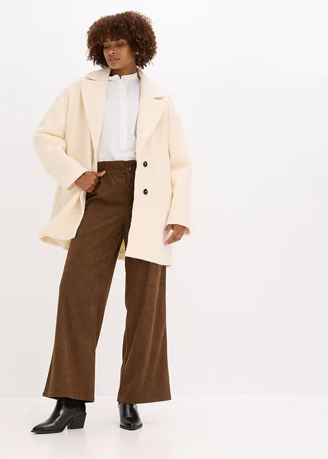 Cordhose mit weitem Bein, bonprix