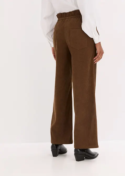Cordhose mit weitem Bein, bonprix