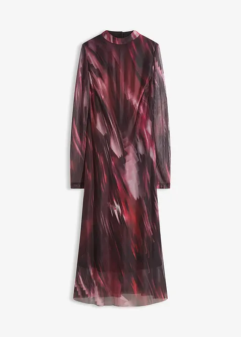 Midikleid aus softem Mesh, bonprix