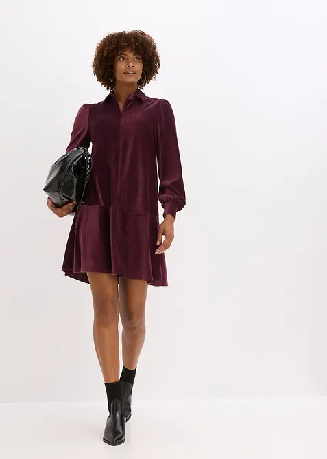 Kurzes Cord-Kleid, bonprix