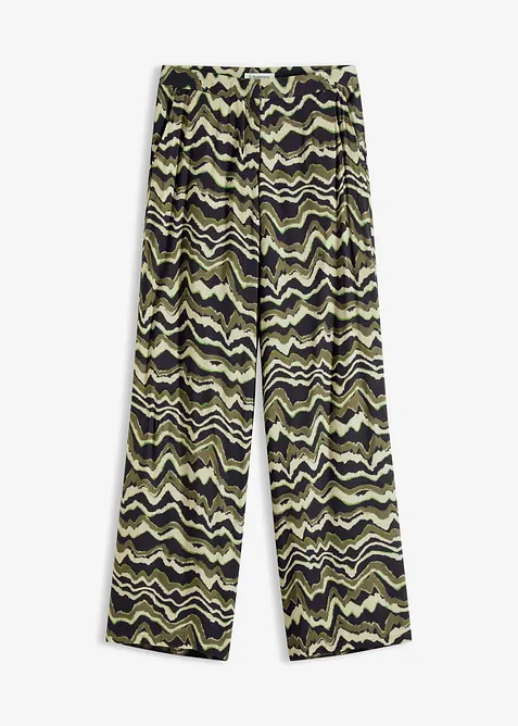 Palazzo-Hose aus leichtem Viskose-Crêpe, bonprix
