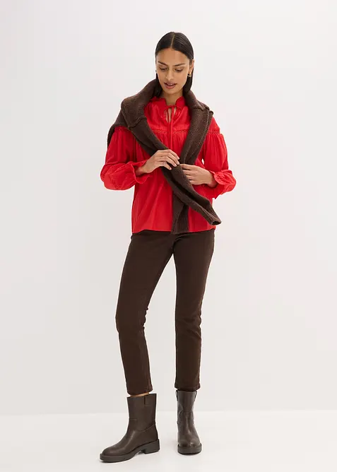 Twillhose aus elastischem Baumwoll-Mix, bonprix