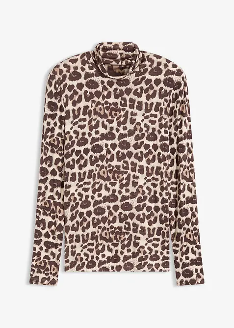 T-shirt manches longues en viscose douce et extensible, bonprix