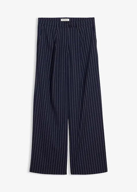 Pantalon à pinces en viscose mélangée, bonprix