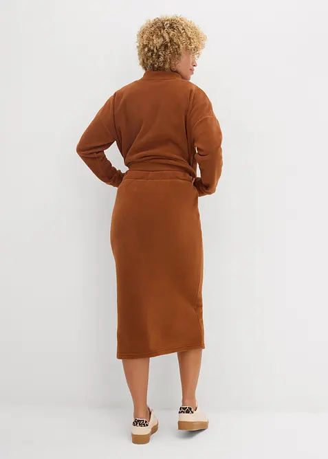 Midirock aus Polarfleece, bonprix