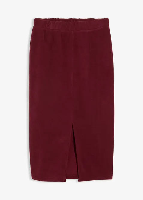 Jupe midi en polaire, bonprix