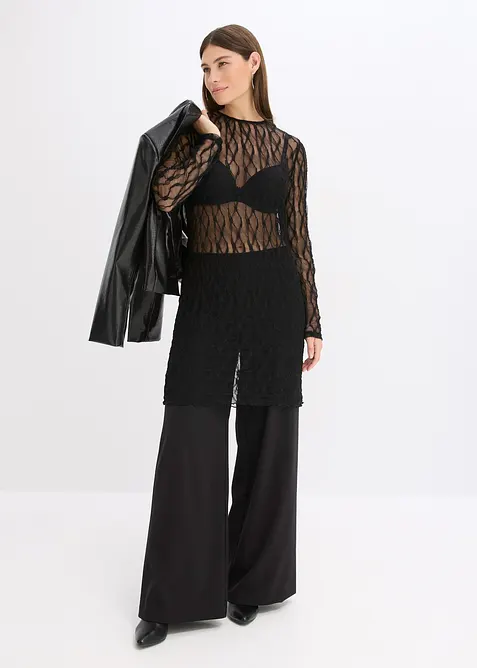 Robe courte en dentelle, bonprix