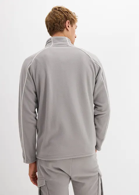 Wärmende Fleecejacke mit sportiven Details, bonprix