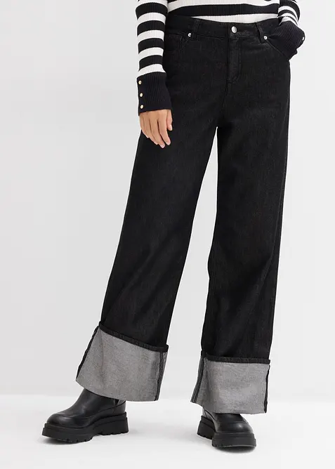 Baggy-Jeans Mid Waist, bonprix