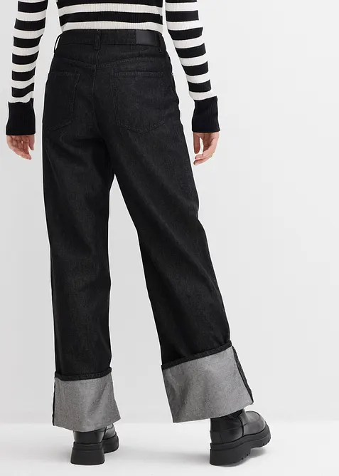 Baggy-Jeans Mid Waist, bonprix