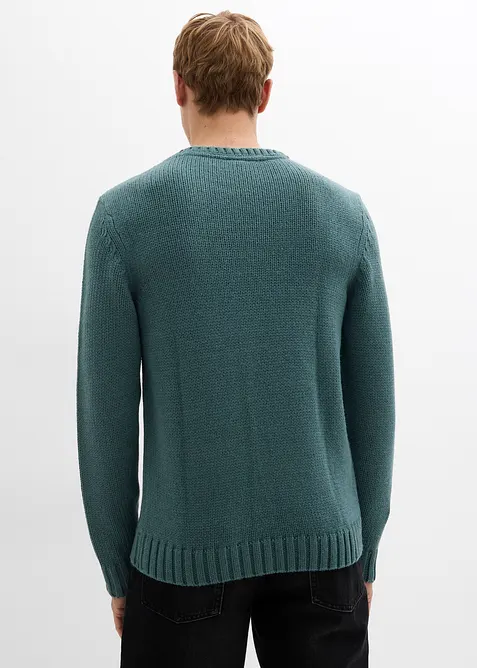 Grobstrick-Pullover mit Zopfmuster, bonprix