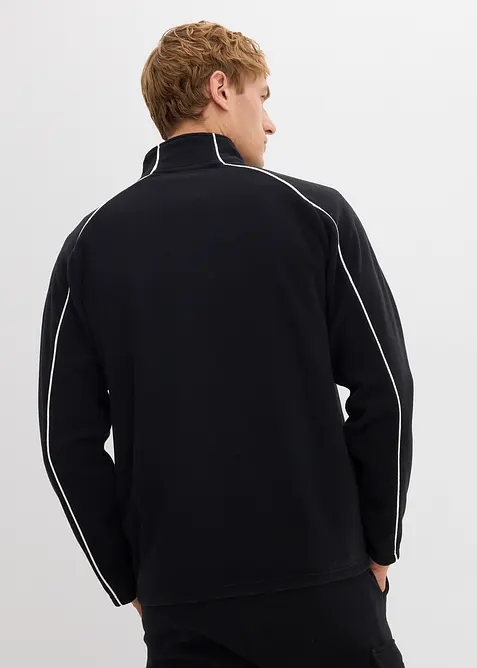Wärmende Fleecejacke mit sportiven Details, bonprix