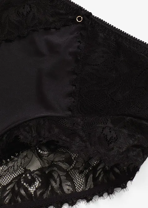 Slip taille haute avec matière brillante, bonprix