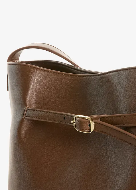 XL-Handtasche mit Schnalle, bonprix