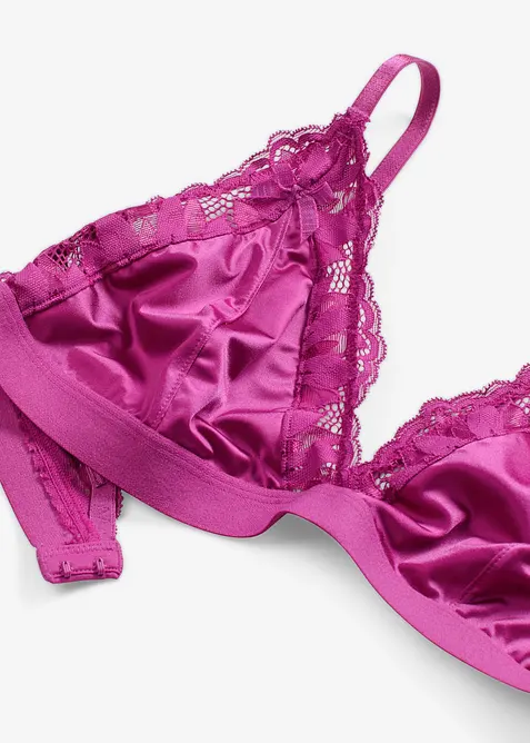 Soutien-gorge bralette en matière brillante, bonprix