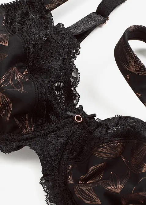 Soutien-gorge à armatures et imprimé scintillant, bonprix