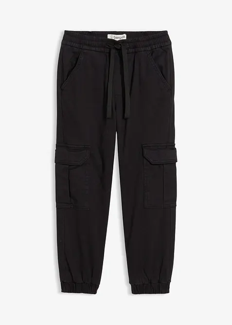 Pantalon cargo thermique doublé jersey, Regular, bonprix