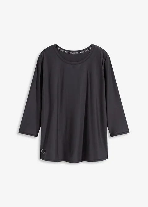 T-shirt technique ultra-doux à manches 3/4, séchage rapide, bonprix