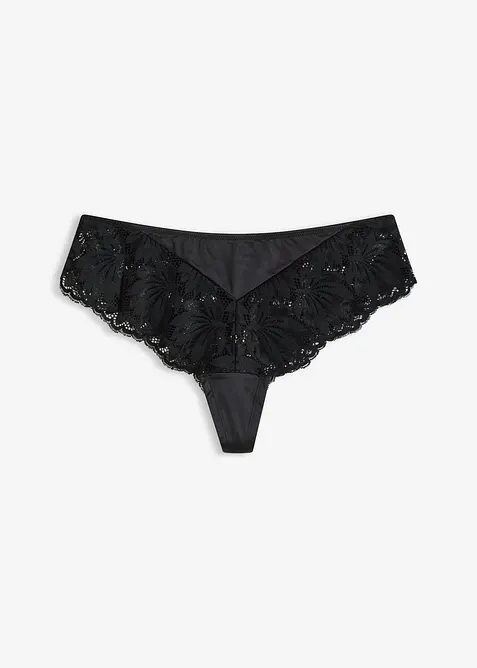 String Panty aus glänzendem Material, bonprix