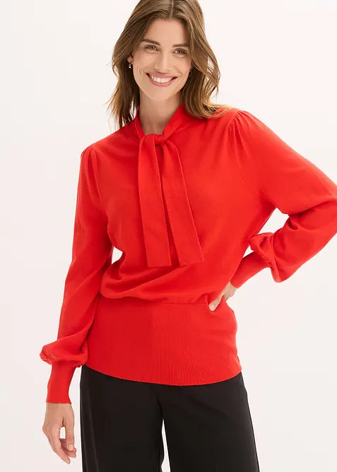 Feinstrickpullover aus softem Viskose-Mix, bonprix