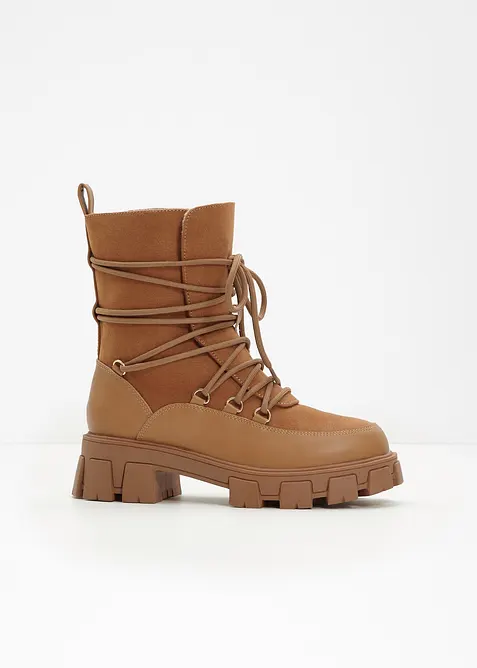 Boots lacées et doublées, bonprix