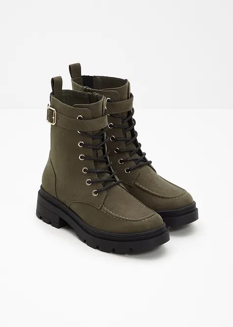Boots lacées avec boucle, bonprix