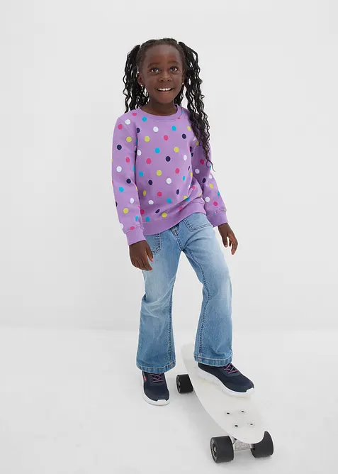 Lot de 2 sweats 100% coton, bonprix