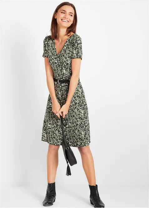 Robe fluide en jersey viscose, bonprix