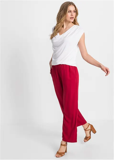 Wasserfall-Shirt aus Viskose-Mix, bonprix