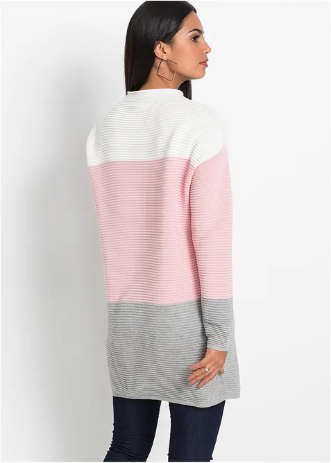 Pull long &agrave; rayures, bonprix