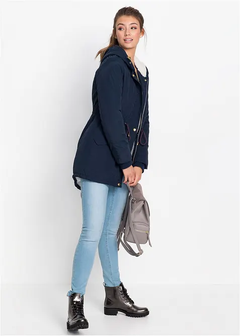 Parka avec doublure peluche, bonprix
