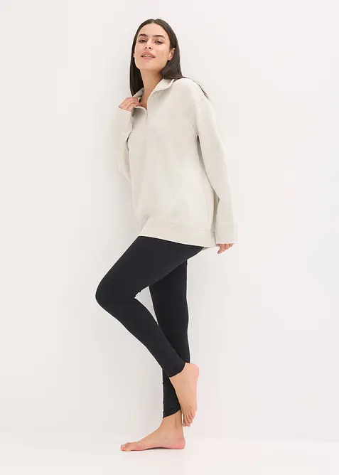 Loungewear Sweat Hausanzug mit Leggings, bonprix