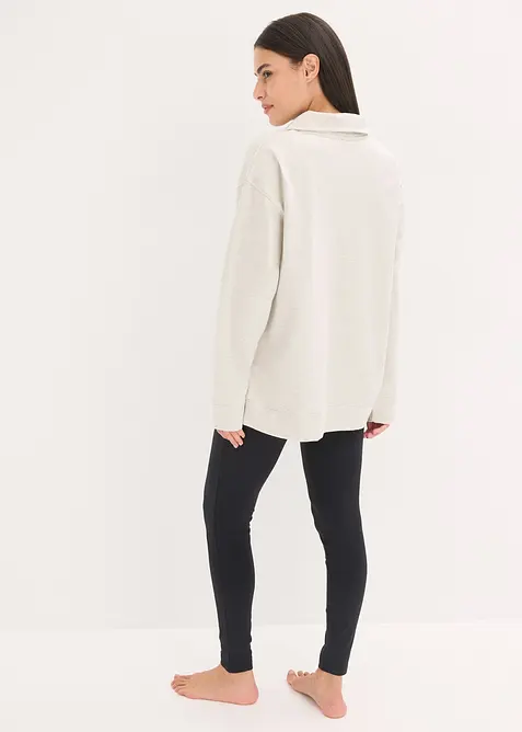 Loungewear Sweat Hausanzug mit Leggings, bonprix