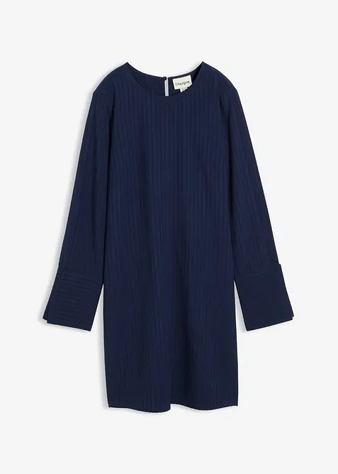 Minikleid aus strukturiertem Material, bonprix