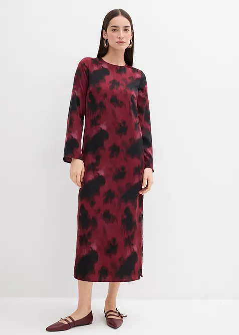 Robe midi en satin, bonprix