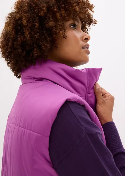 Steppweste mit leichtem Glanz, bonprix