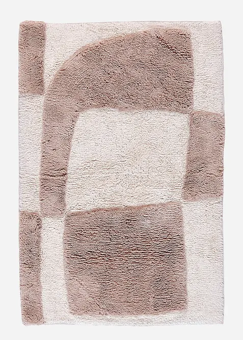 Badematte mit geometrischen Design, bonprix