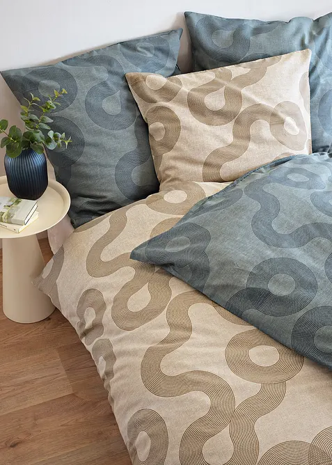 Bettwäsche mit grafischem Design, bonprix