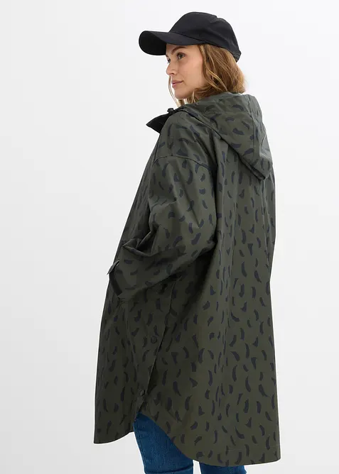 Cape de pluie imperméable pour la grossesse avec empiècement de portage avec pochette, bonprix