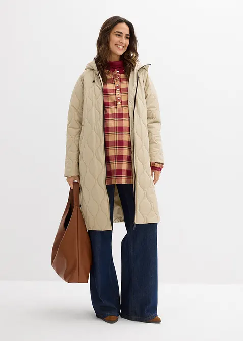 Manteau matelassé de grossesse et de portage 3-en-1, moyennement chaud, bonprix