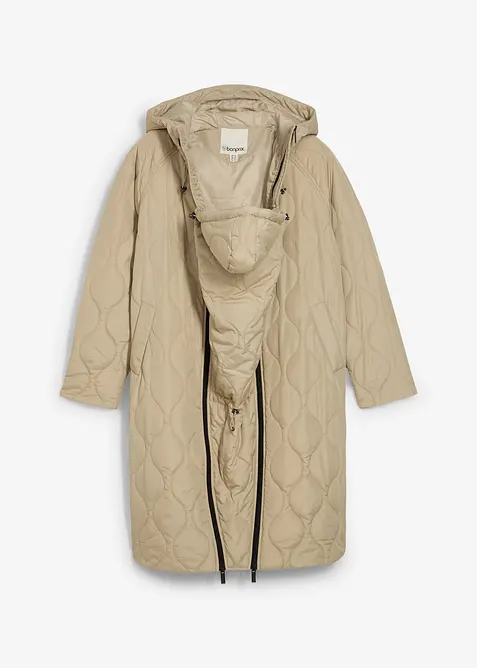 Manteau matelassé de grossesse et de portage 3-en-1, moyennement chaud, bonprix