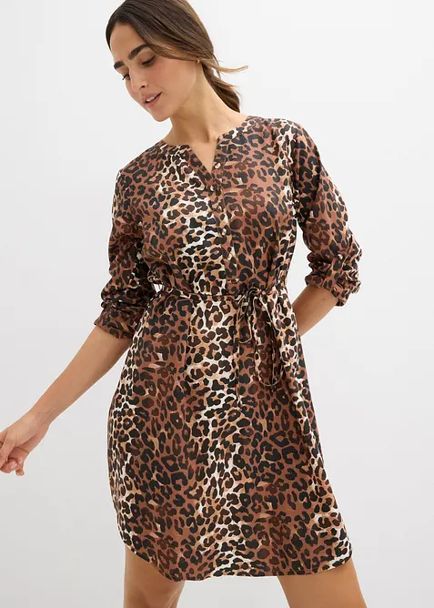 Umstands- und Stillblusenkleid aus fließender Viskose, bonprix