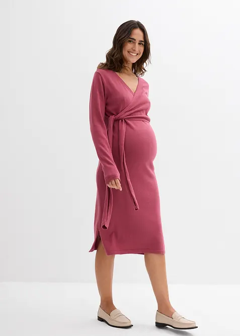 Robe portefeuille de grossesse et d’allaitement 100% coton, bonprix