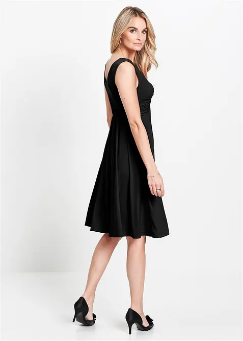 Shirtkleid mit V-Ausschnitt, bonprix